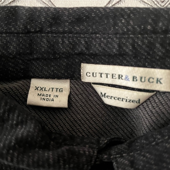 Cutter and buck men’s black and gray golf polo size XXL - Picture 3 of 3